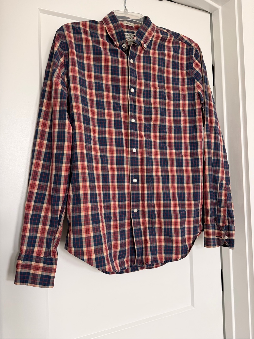 J. Crew Men's Plaid Button-Down Shirt